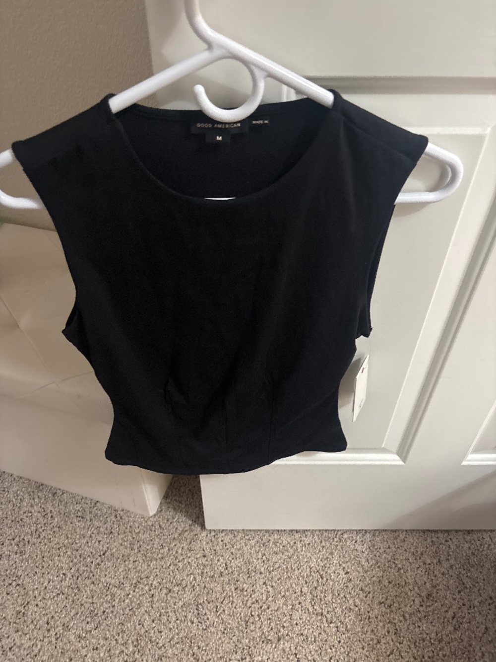 Good American black tank top brand new with the tag size medium $84